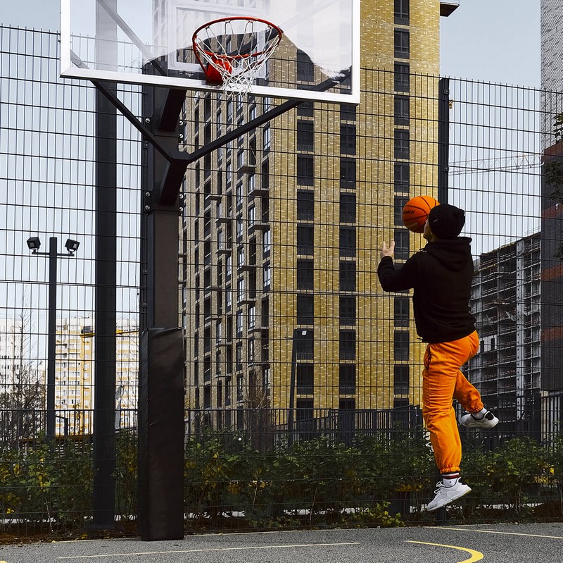 Баскетбольная уличная стойка от КЕНГУРУ.ПРО